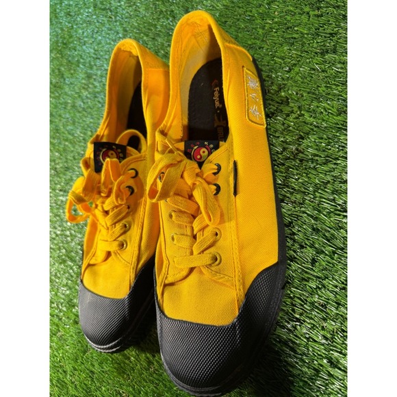 Feiyue Bruce Lee Yellow Canvas Shoes Men US 13 UK 12 EUR 46 - Picture 3 of 6